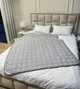 Демисезонное легкое Шерстяное Одеяло Wool Demi 172x205 Grey Двуспальный Микрофибра - изображение 6
