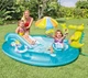Детский надувной игровой центр с бассейном и горкой Intex 57165 201 х 170 х 84 см открытый виниловый Аллигатор (21-9-57165) - изображение 2