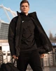 Спортивная кофта утепленная мужская Joma Faraon 100285.100 L Черная (9995840745116) - изображение 5