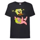 Футболка дитяча Спанч Боб (Sponge Bob) чорна 164 см - зображення 1