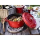 Каструля Staub Cast Iron 5,2 л червона з кришкою (1102606) - изображение 5