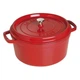 Каструля Staub Cast Iron 8,3 л червона з кришкою (1103006) - изображение 1