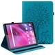 Защитный чехол Deexe Tree Print для Lenovo Tab M8 Gen 4 (TB-300FU) - Blue - изображение 1