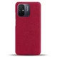 Защитный чехол KSQ Cloth Style для Xiaomi Redmi 12C - Red - изображение 2