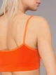 Топ безшовний жіночий на тонких бретелях Giulia Brassiere Coral Rose S/M Помаранчевий - зображення 3
