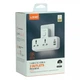Мережевий Перехідник з Нічником LDNIO SC2311 2 port/1PD/1 QC 3.0/1 USB/ 2 PSocket/ Led lamp Колір Білий - изображение 1