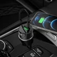 Автомобільний зарядний пристрій для телефона (АЗУ) USB Hoco Type-C PD 20 W + USB QC 3.0 18 W LED (Z42) - зображення 8
