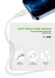 USB кабель для зарядки телефона, для передачи данных Type-C Bavin 2.4A 1м QC3.0 Белый (CB212) - изображение 7
