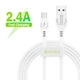 USB кабель для зарядки телефона, для передачи данных Type-C Bavin 2.4A 1м QC3.0 Белый (CB212) - изображение 9