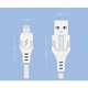 USB кабель для зарядки телефона, для передачи данных Type-C Bavin 2.4A 1м QC3.0 Белый (CB212) - изображение 10