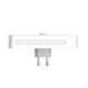 Сетевой фильтр разветвитель тройник 2 розетки с выключателем и USB + LED ночник Ldnio 2500W 3USB PD20W 10A Белый (SC2311) - изображение 5