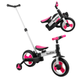 Велосипед трансформер с родительской ручкой от 2 до 4 лет Best Trike Белый с розовым - изображение 4