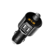 FM-трансмітер Hoco E19 Smart car wireless FM transmitter 2USB 2.4A Metal Grey - зображення 1