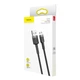 Кабель Baseus cafule Cable USB For Micro 2A 3m Gray+Black (CAMKLF-HG1) - изображение 2