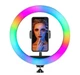 Кольцевая RGB лампа MJ33 33см Black - изображение 1