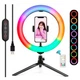 Кольцевая лампа XO BGD007/MJ26 RGB LED soft ring light 10 inch Black - изображение 2