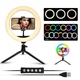 Кольцевая лампа XO BGD007/MJ26 RGB LED soft ring light 10 inch Black - изображение 3
