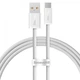 Кабель Baseus Dynamic Series Fast Charging Data Cable USB to Type-C 100W 1m White - зображення 1