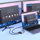 Мультиадаптер хаб Hoco HB29 2в1 Type-C to HDMI (F)/VGA (F) 0.15m Сірий - зображення 7