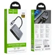 Мультиадаптер хаб Hoco HB29 2в1 Type-C to HDMI (F)/VGA (F) 0.15m Сірий - зображення 5
