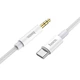 AUX кабель Hoco UPA19 Type-C to Jack 3.5 1m сірий - зображення 1