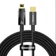 Кабель Baseus Explorer Series Auto Power-Off Fast Charging Data Cable Type-C to Lightning 20W 2m Black - зображення 1
