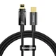 Кабель Baseus Explorer Series Auto Power-Off Fast Charging Data Cable Type-C to Lightning 20W 1m Black - зображення 1