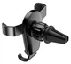 Холдер Hoco CA92 Gold shield air outlet gravity holder Black - зображення 2