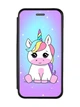 Чехол-книжка с рисунком для Samsung Galaxy A50 (2019) A505/A30s Черный :: Единорог (принт 103) - изображение 1