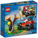 Zestaw klocków LEGO City Wóz strażacki 4x4 – misja ratunkowa 97 elementów (60393) - obraz 6