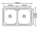 Кухонная мойка Galati Fifika 2C 780x480 Textura (4016) - изображение 2
