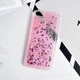 Чохол Glitter для Iphone 5/5s Бампер Рідкий блиск серце рожевий - зображення 2