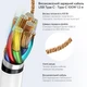 Сетевое зарядное устройство RZTK GaN2 100W USB-A (QC4.0) 2xUSB-C (PD3.0) + кабель USB-C 100W White - изображение 8