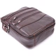 Практична чоловіча шкіряна сумка VINTAGE 21274 Bag з натуральної шкіри 20х23х7 см Коричневий - зображення 3