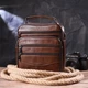 Стильна чоловіча сумка з натуральної шкіри 21275 Vintage Коричнева - зображення 4