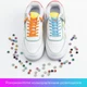 Еластичні плоскі шнурки FASTLACES T36-3 White - зображення 8