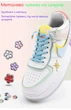 Еластичні плоскі шнурки FASTLACES T36-3 White - зображення 9
