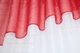 Кухонная занавеска VR-Textil № 078к красный с белым 280х170 см (50-461) - изображение 3