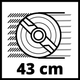 Газонокосилка Einhell GE-CM 36/43 Li M - Solo, PXC, аккум., 43см, 63л, 17кг, (без АКБ и ЗУ) (3413246) - изображение 16