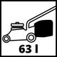 Газонокосилка Einhell GE-CM 36/43 Li M - Solo, PXC, аккум., 43см, 63л, 17кг, (без АКБ и ЗУ) (3413246) - изображение 18