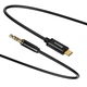 Кабель AUX (1.2m) Baseus Yiven Type-C to 3.5 mini jack Black - изображение 4