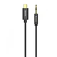 Кабель AUX (1.2m) Baseus Yiven Type-C to 3.5 mini jack Black - изображение 7
