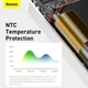 Павербанк 10000 mah 15W 3A PowerBank с быстрой зарядкой Baseus Bipow Digital Display Портативный аккумулятор внешний аккумулятор 2USB+Type-C (PPDML-I02) - изображение 14