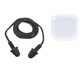 Беруші силіконові бервуха в пластиковому кейсі на шнурівці Silicone Earplugs Black - изображение 1