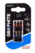 Біти GRAPHITE 1/4", ударні, PH,PZ, 25мм, сталь S2, набір 6шт - изображение 2