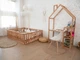 Детский деревянный манеж-кровать Монтессори BUSY WOOD напольная Модель 6.2 120x60 см Натуральное дерево - изображение 7