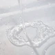 Шторка для ванной и душа с кольцами Bathlux 60391 180x180 см водоотталкивающая, качественная шторка - изображение 3