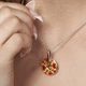 Серебряное кольцо с эмалью P002563.1 - изображение 5