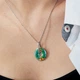 Серебряное кольцо с эмалью P002553.1 - изображение 6