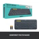 Клавіатура бездротова Logitech K380 Multi-Device Bluetooth (920-007582) - зображення 8